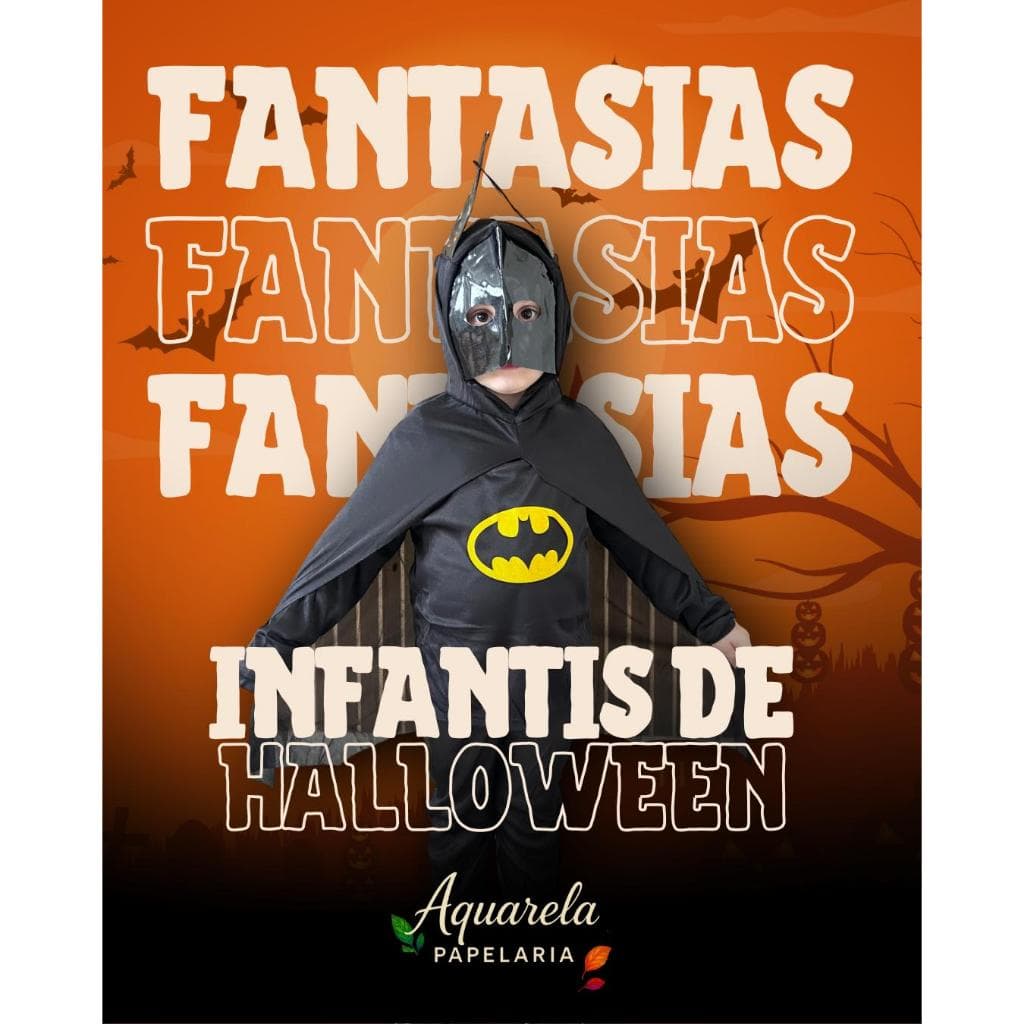 FANTASIA BATMAN CALÇA E BLUSA HERÓI HALLOWEEN FANTASIA DIA DAS BRUXAS morcego