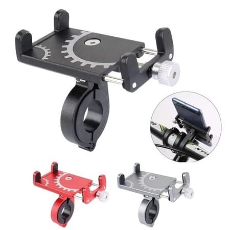 Suporte Para Celular GPS Bike Bicicleta E Moto Em Aluminio