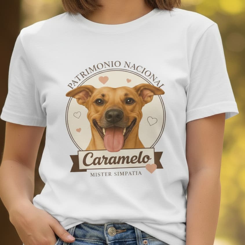 Camiseta T Shirt Feminina Blusa Caramelo Fiapo de Manga 100% Algodão Casual Confortável
