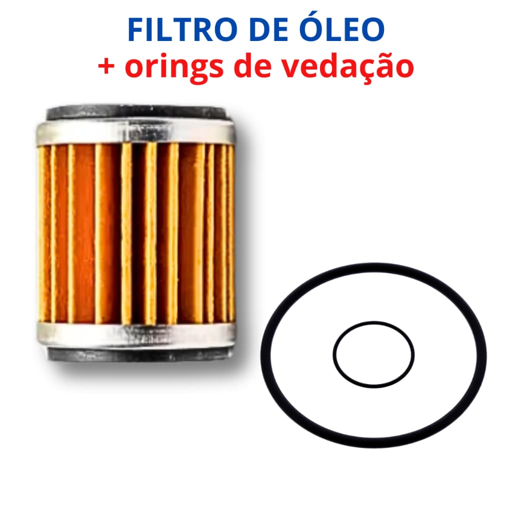 Filtro de Óleo Original Yamaha + O-ring Fazer 250 Fz25 R15 | Loja Oficial