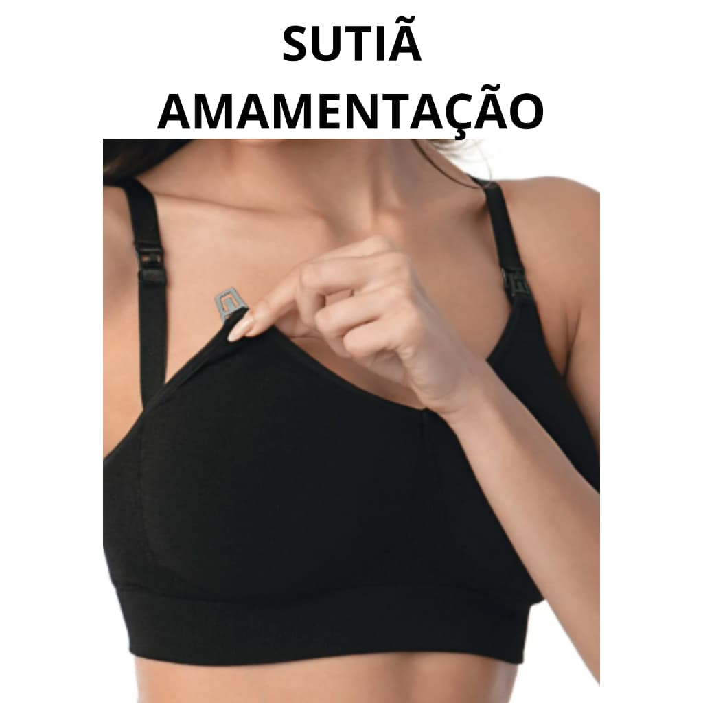Sutiã amamentação maternal ultraleve Demillus