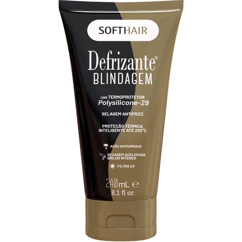Defrizante Blindagem com Termoprotetor 240ml Softhair