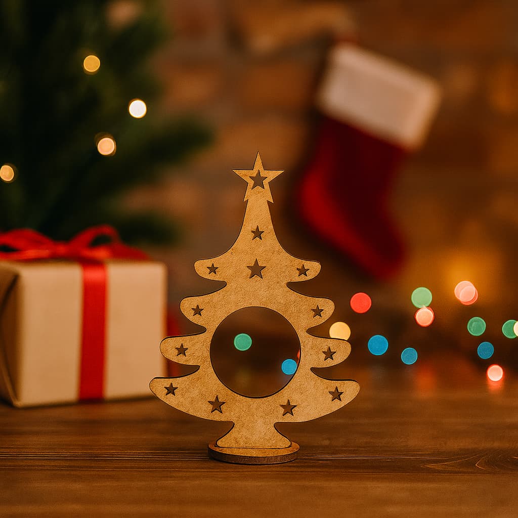 Kit Com  Porta Bombom Mdf Árvore Natal Lembrancinha Decorativa / Decoração Natalina