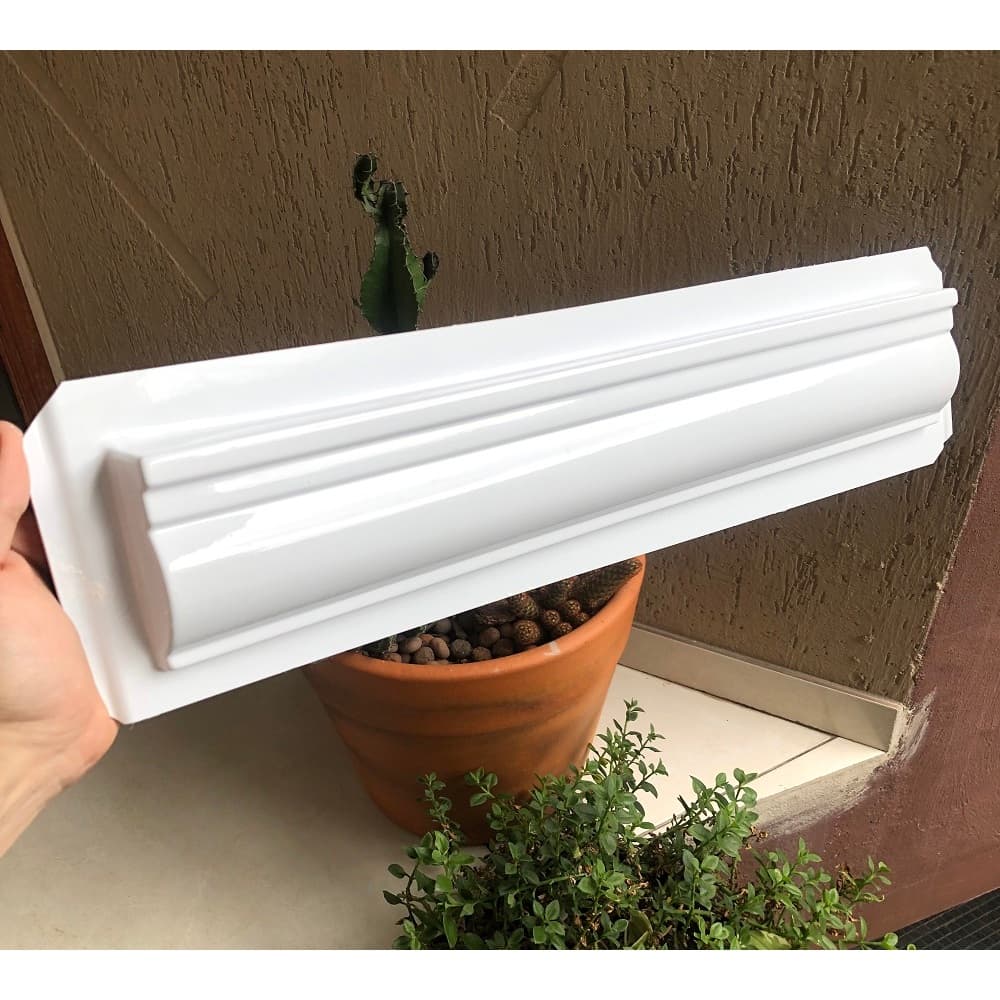 Moldura Rodateto Molde Forma ABS  622 Gesso 50x9cm