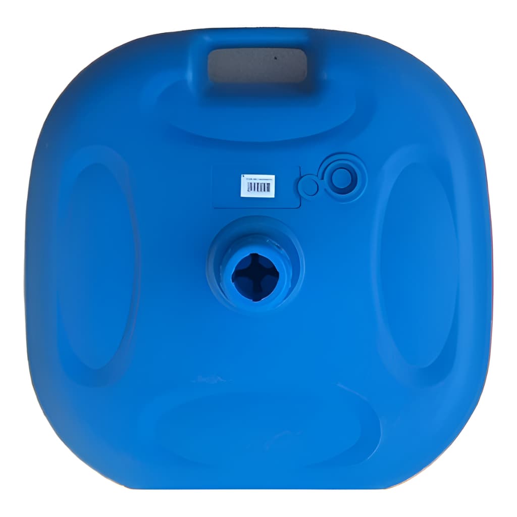 Base Plástica Para Ombrellone E Guarda Sol Água 22l Ou Areia - Azul - Lisa
