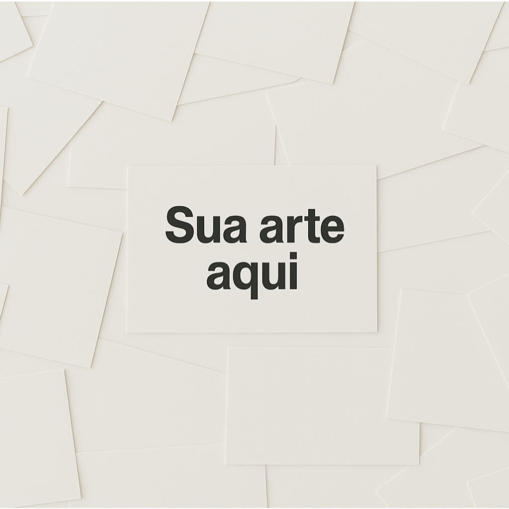 CARTÃO DE VISITA PERSONALIZADO - 9x5 cm - Papel Glossy 230 g - Apenas Frente - Laminação Frente