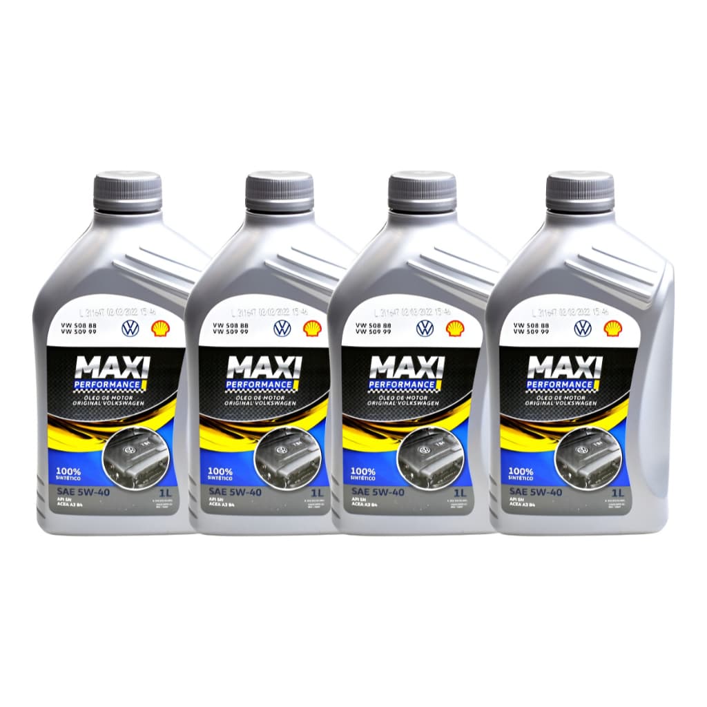 4 Litros Óleo Maxi Volkswagen 5w40 508/88 509/99 Sintético GS55553r2bra