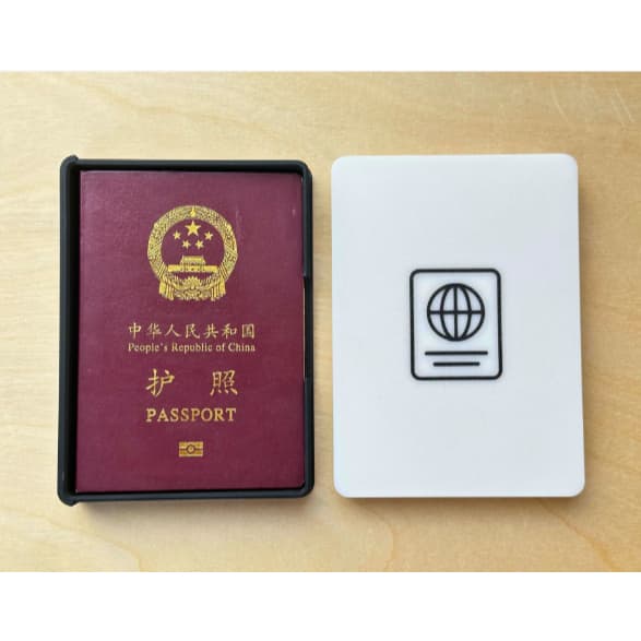 Capa Protetora Minimalista para Passaporte ✈️ Design Moderno, Leve e Elegante – Ideal para Viagens 🌍