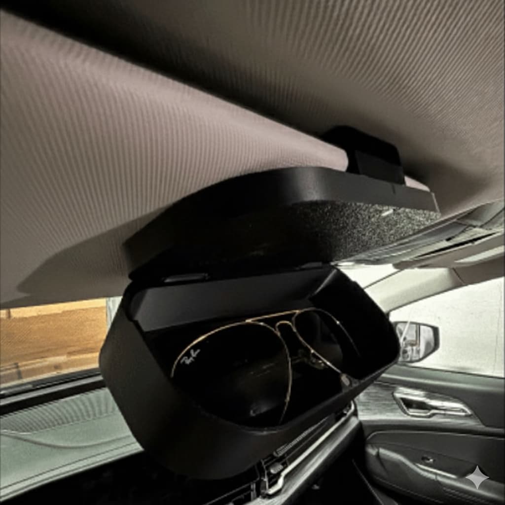 Porta Óculos/Objetos – Suporte de Teto Magnético para Carro | Praticidade e Estilo em um Só Item 🚗🕶️