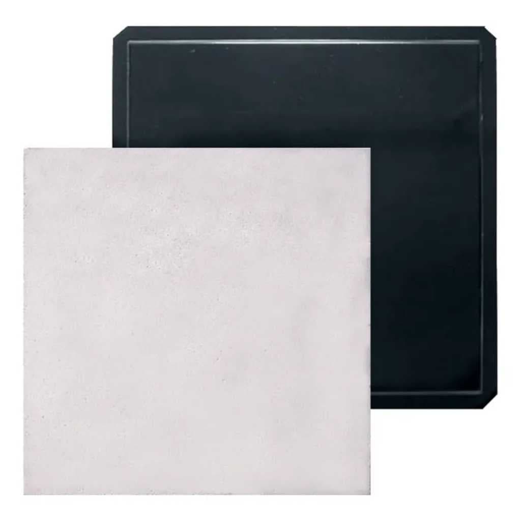 Molde Placa Lisa 2mm 50x50 Forma ABS Piso Concreto Cimento