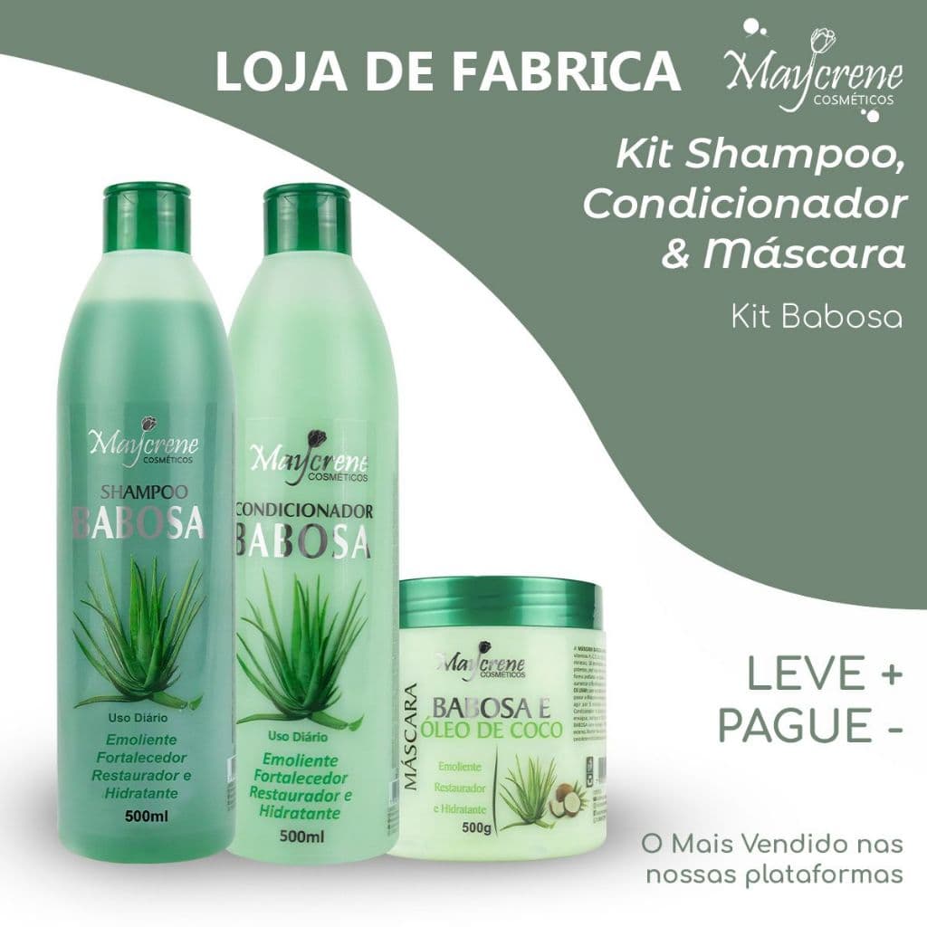 Kit Babosa Maycrene 500ml