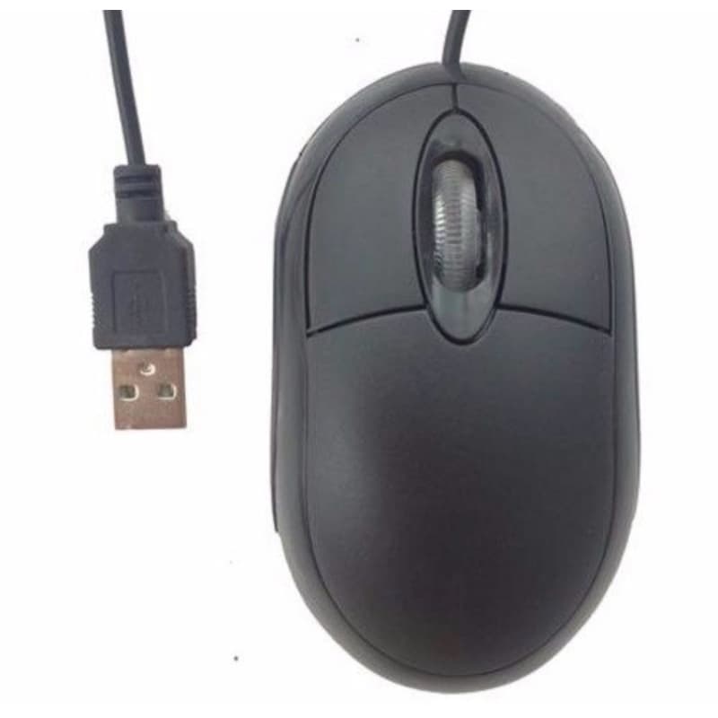 Mouse Optico Usb Com Fio 800 Dpi P/ Windows- Note Pc Preto