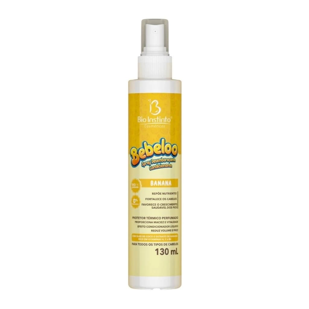 Spray Desembaraçante Protetor Térmico 130ml Banana Bebelo - Bio Instinto