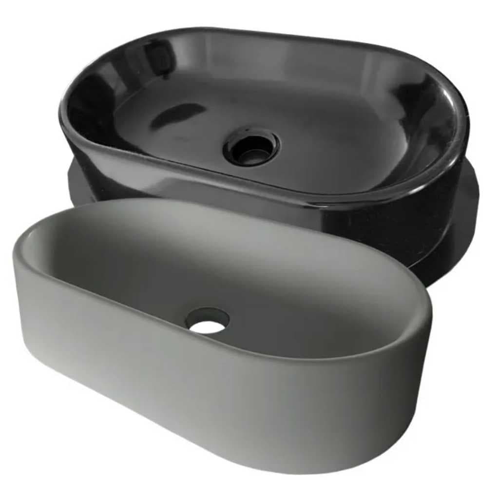 Molde Forma ABS Cuba Oval 42x25x10cm Gesso Cimento Cd934