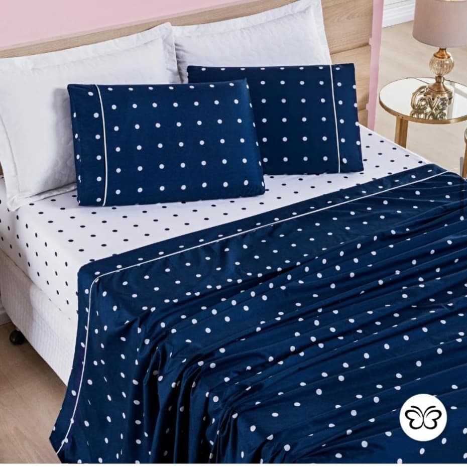 Jogo de Lençol Kit 4 peças Cama QUEEN/KING/CASAL PADRAO/SOLTEIRO 200 fios com Elástico!Envio Rápido!