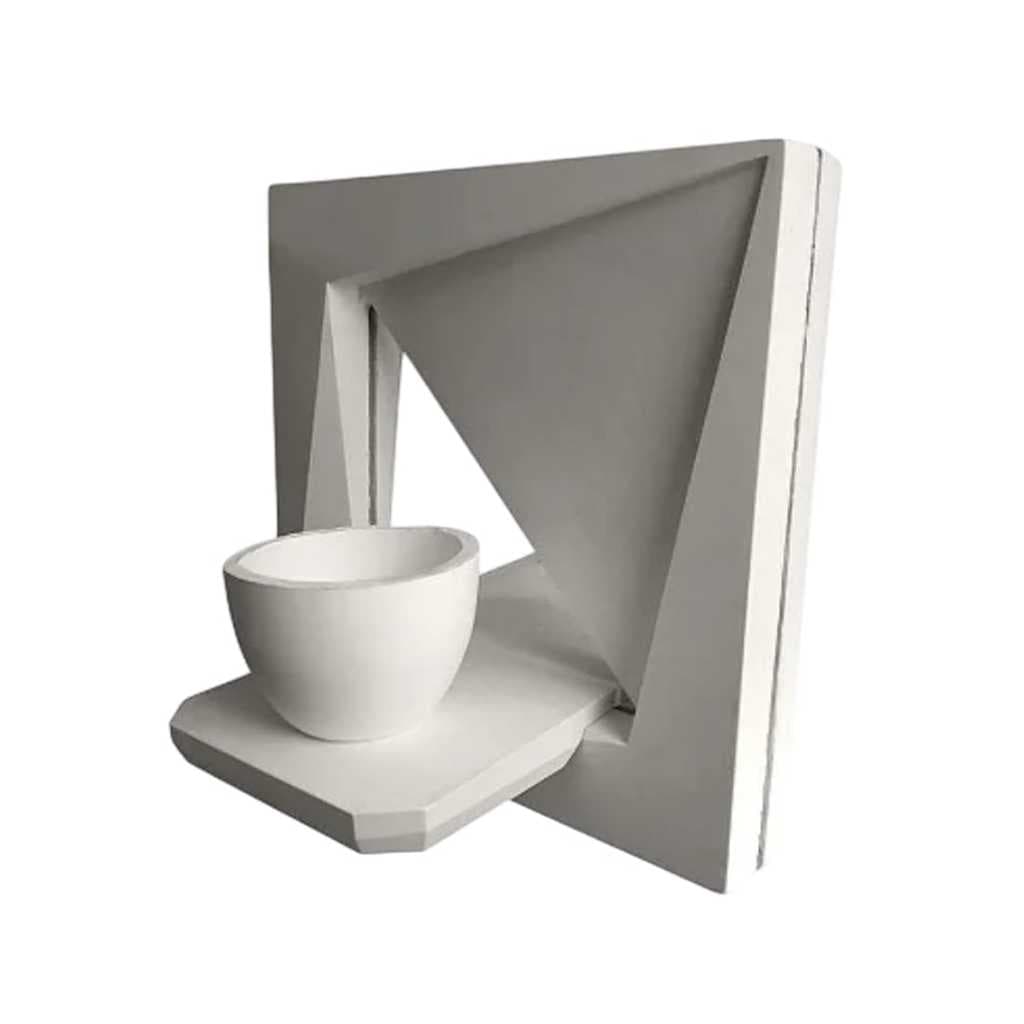 Molde Forma ABS Cobogó Citadino + Apoio 40x40cm Gesso Cimento Cd509/510
