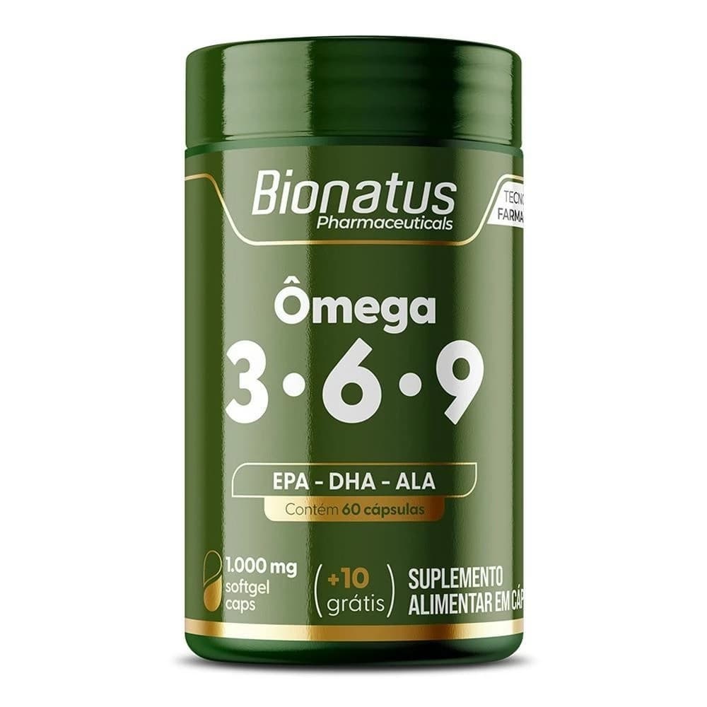 Ômega 3+6+9 Bionatus 70 Cápsulas
