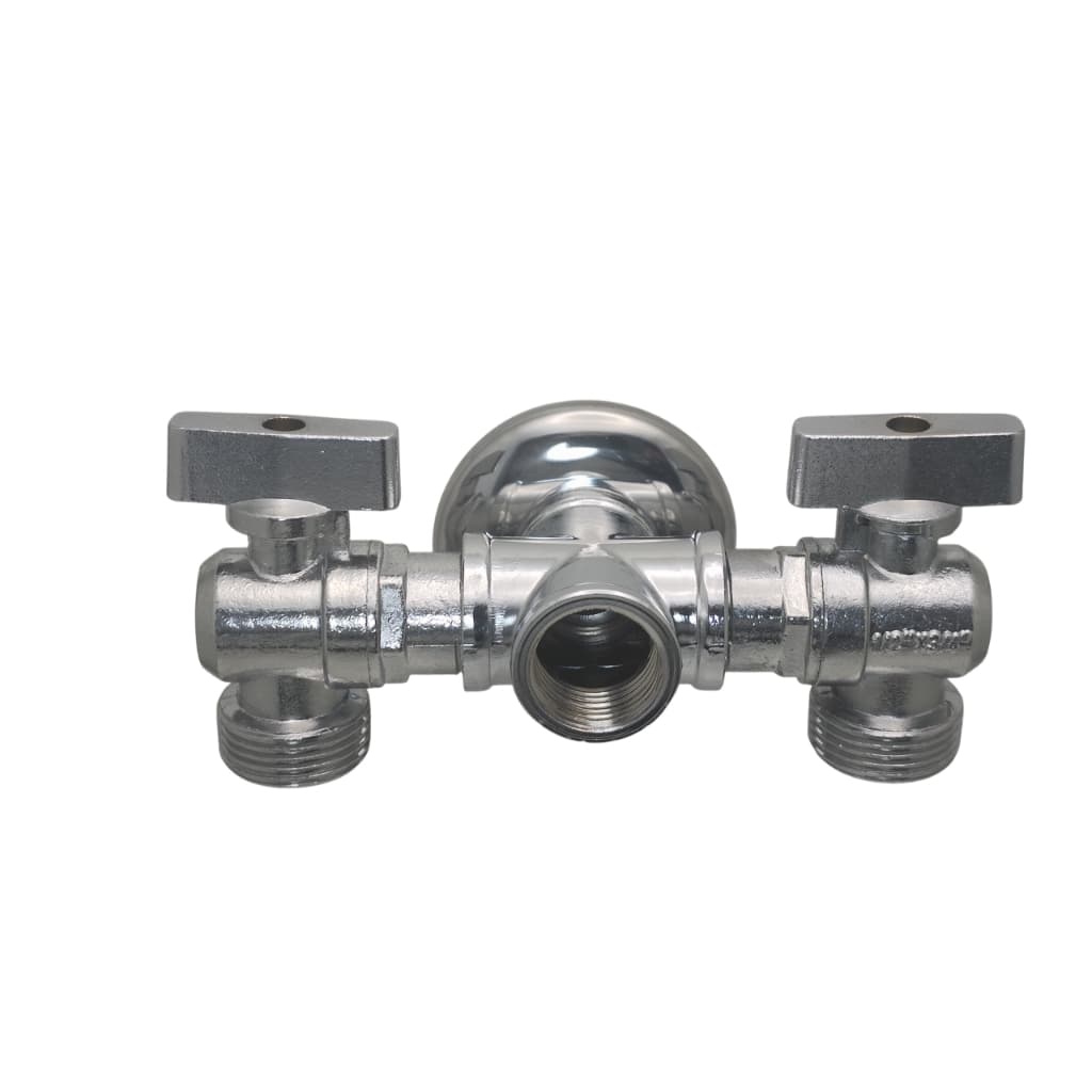 Torneira Duas Saídas Slim Máquina Lavar Seca Tanque 1/2x3/4