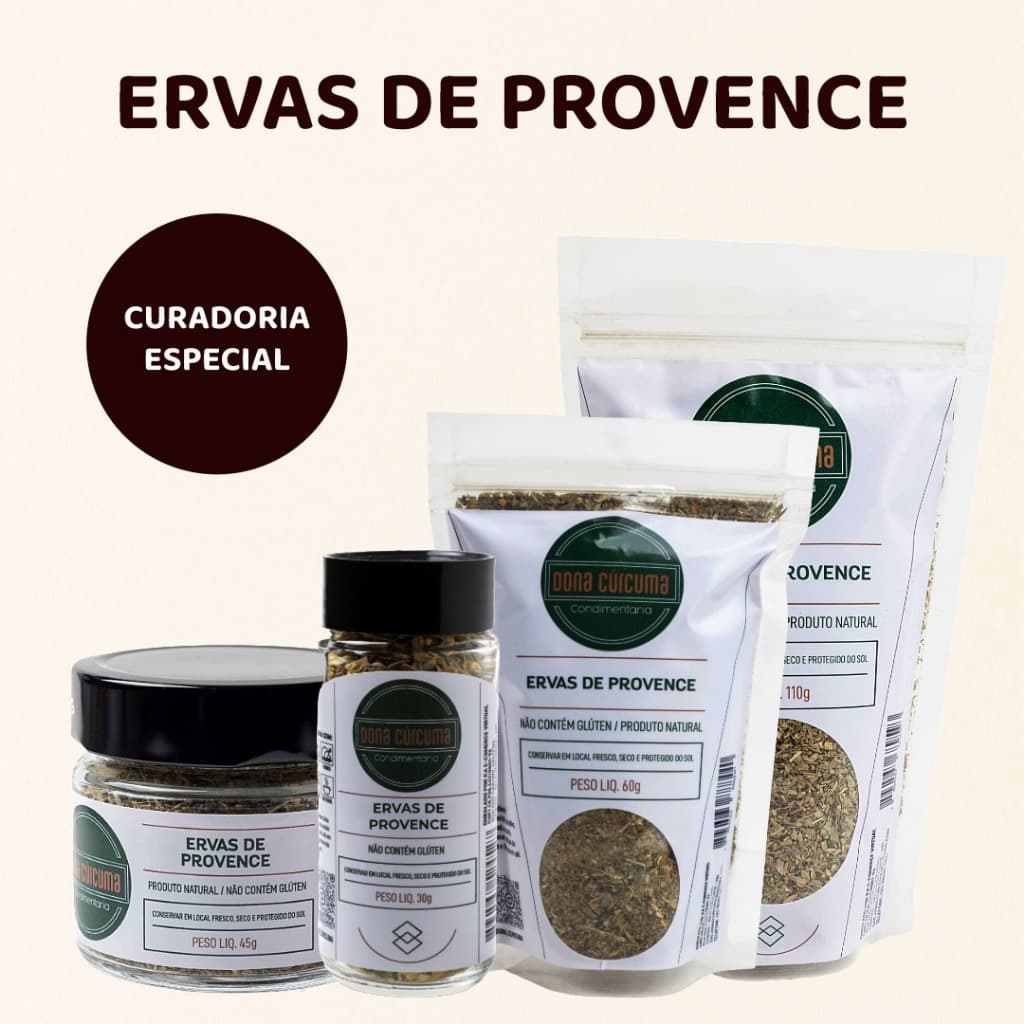 Ervas de Provence 100% Natural | Temperos e Especiarias – Dona Cúrcuma