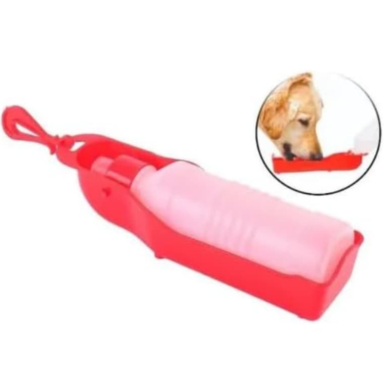Bebedouro Squeeze Portátil para Pets 250ml Cores Sortidas
