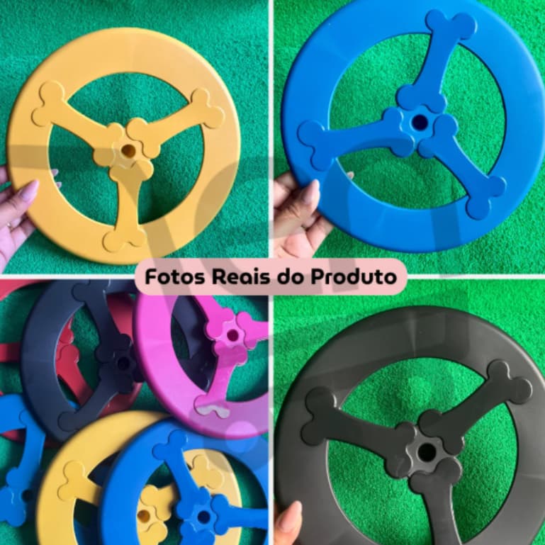 Frisbee Pet Discos Brinquedo Interativo Para Cães