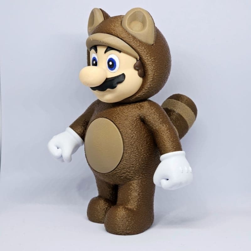 Boneco Mario Tanooki - Colecionável de 16cm - Decoração Gamer!