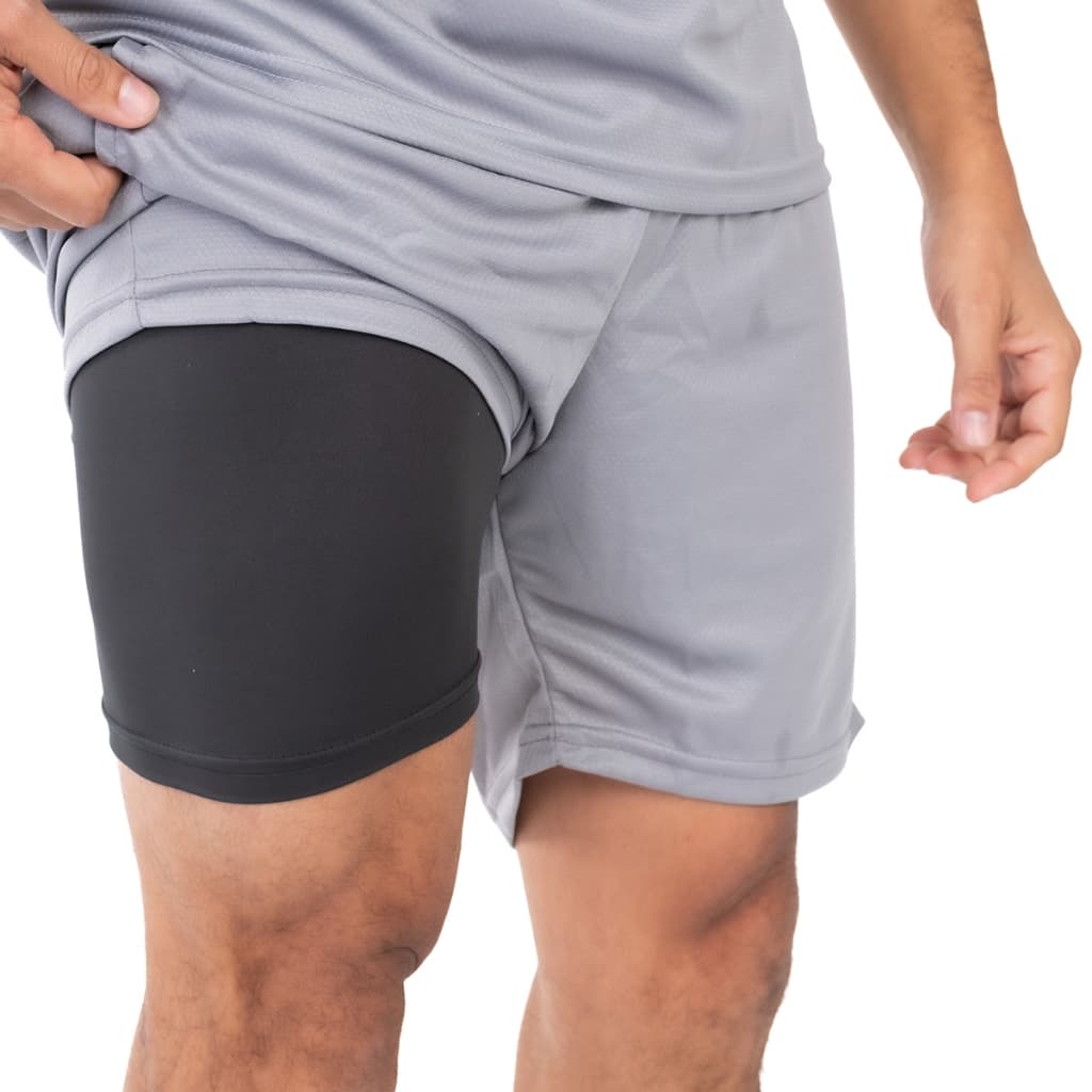 Shorts Dry Fit 2 em 1 Com Compressão Para Academia Corrida M30-A