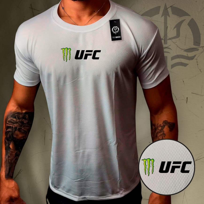 Camisa Dry-Fit Masculina - UFCMNST - Academia Corrida Crossfit Skate Basquete