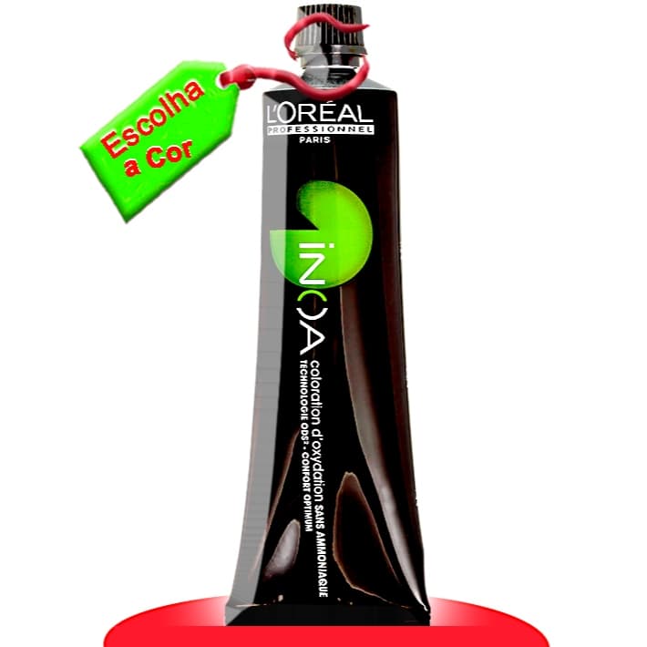Coloração Tintura INOA L'ORÉAL- Escolha a Cor 60g Tinta Profissional Loreal sem Amônia e sem Chumbo