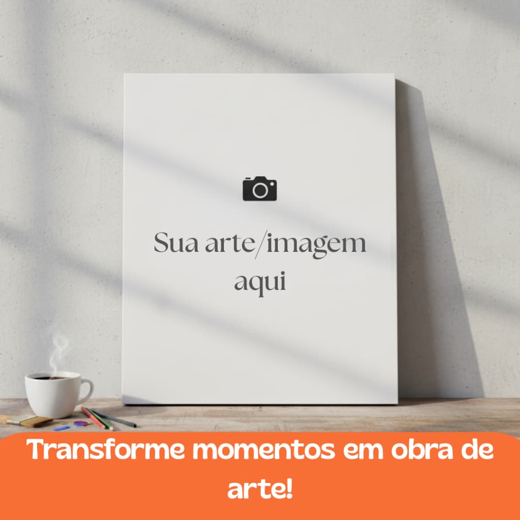 Quadro Personalizado com Sua Arte Foto Imagem Tamanho 15x20 e 20x28 em MDF