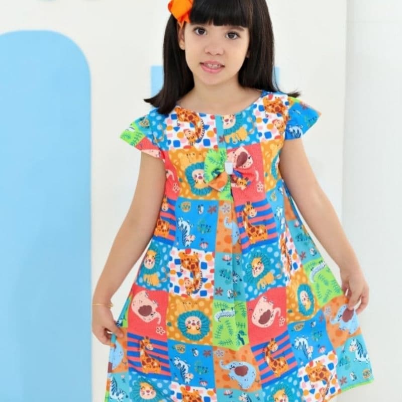 Vestido infantil safari menina