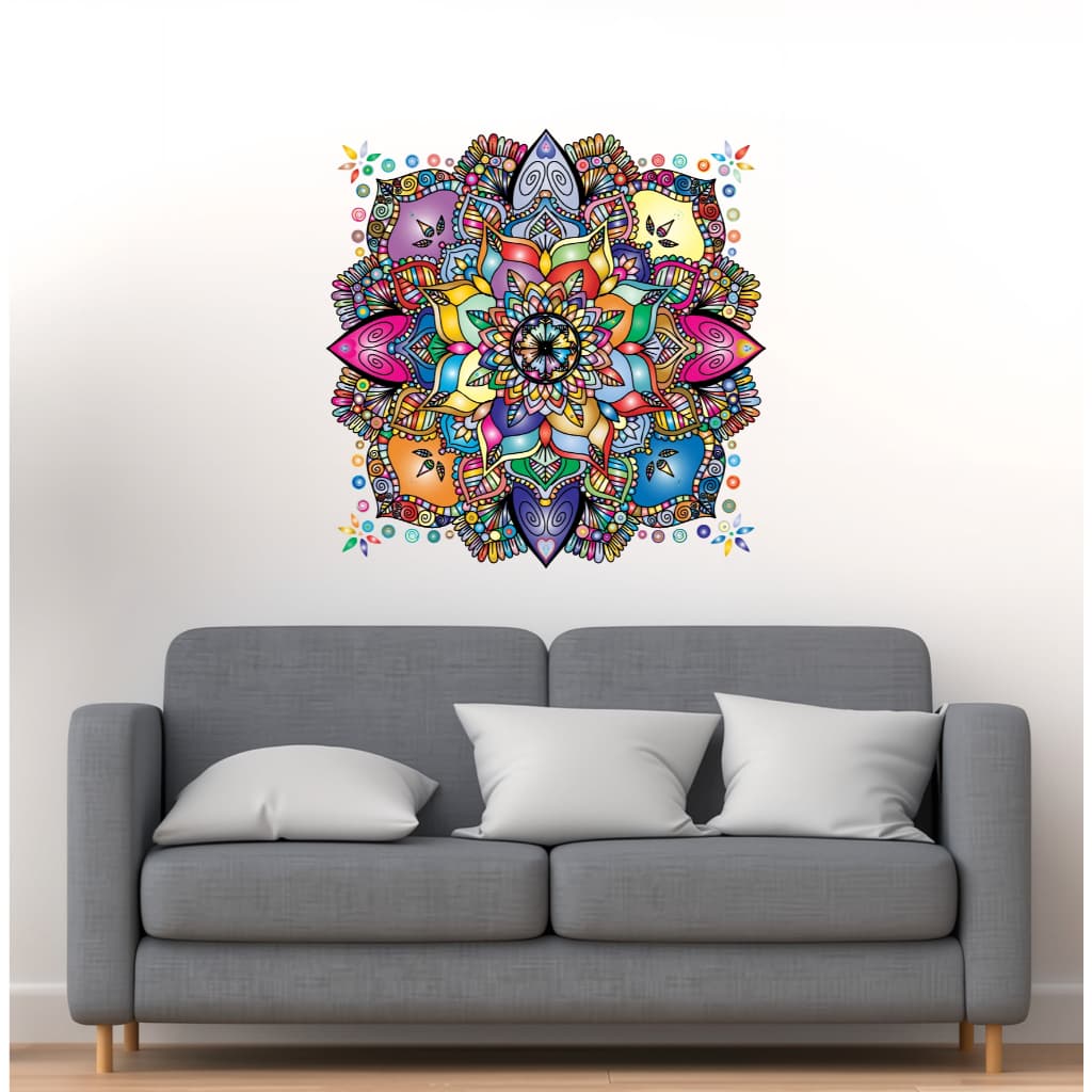 Adesivo Decorativo de Parede - Mandala Vários Tamanhos Mod 10