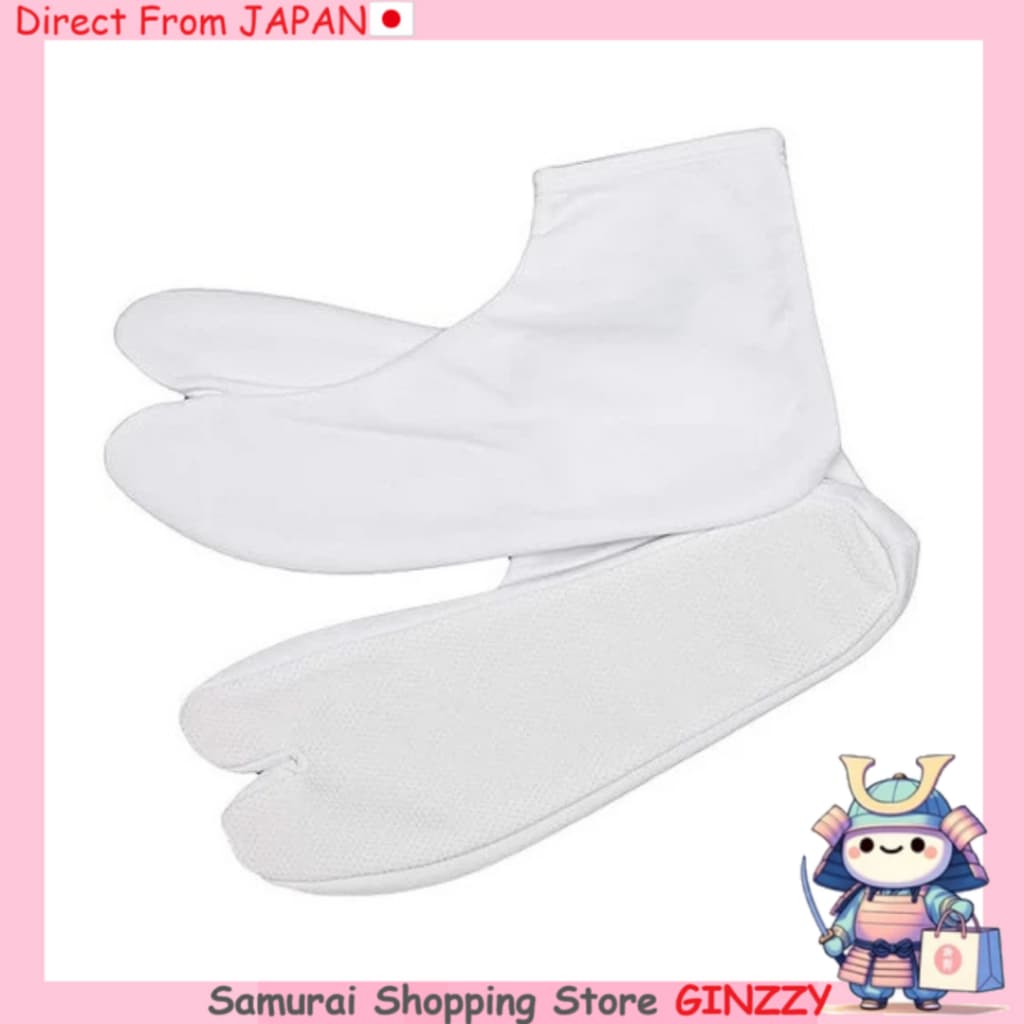 KYOETSU Tabi Branco – Tabi Elástico Masculino (25–28cm) Japan