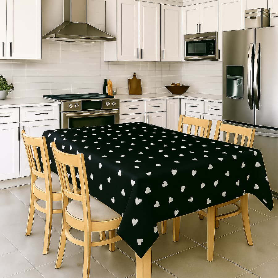 Toalha Mesa Cozinha 4 cadeiras / 6 cadeiras Estampada Percal Estampada