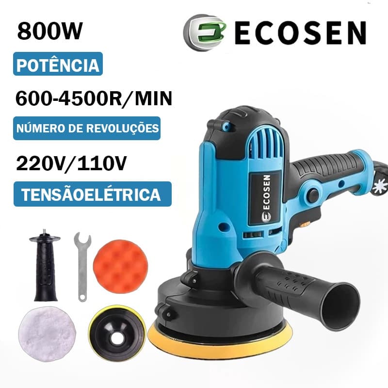 Lixadeira Multi Funçoes 800W 6 Velocidades Completa -  Polidor 220V/60HI4500R/MIN