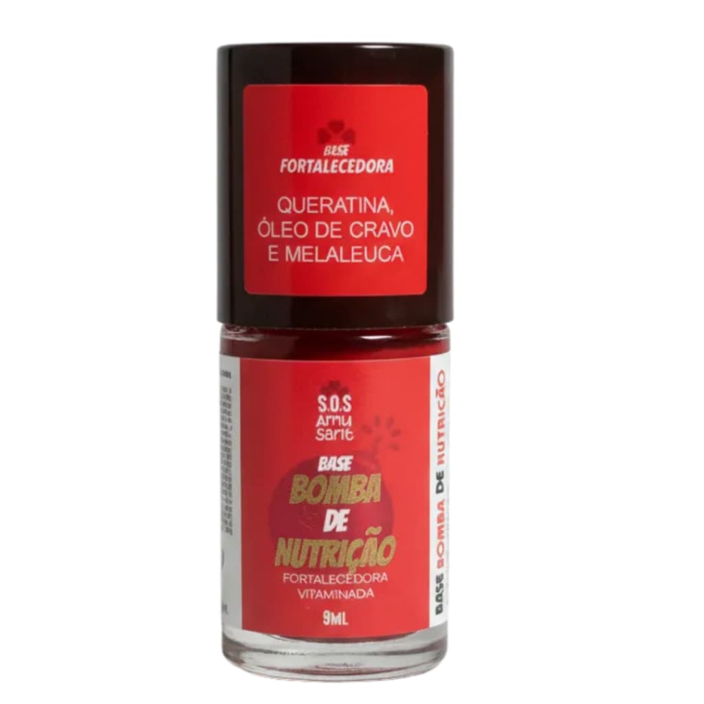 Base Bomba de Nutrição Amusant 9ml – Unhas Fortes, Saudáveis e com Brilho!