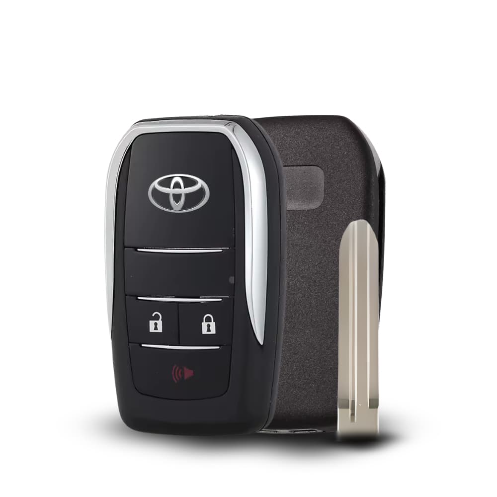 Chave Canivete Adaptação Hilux - Toyota 3 Botões