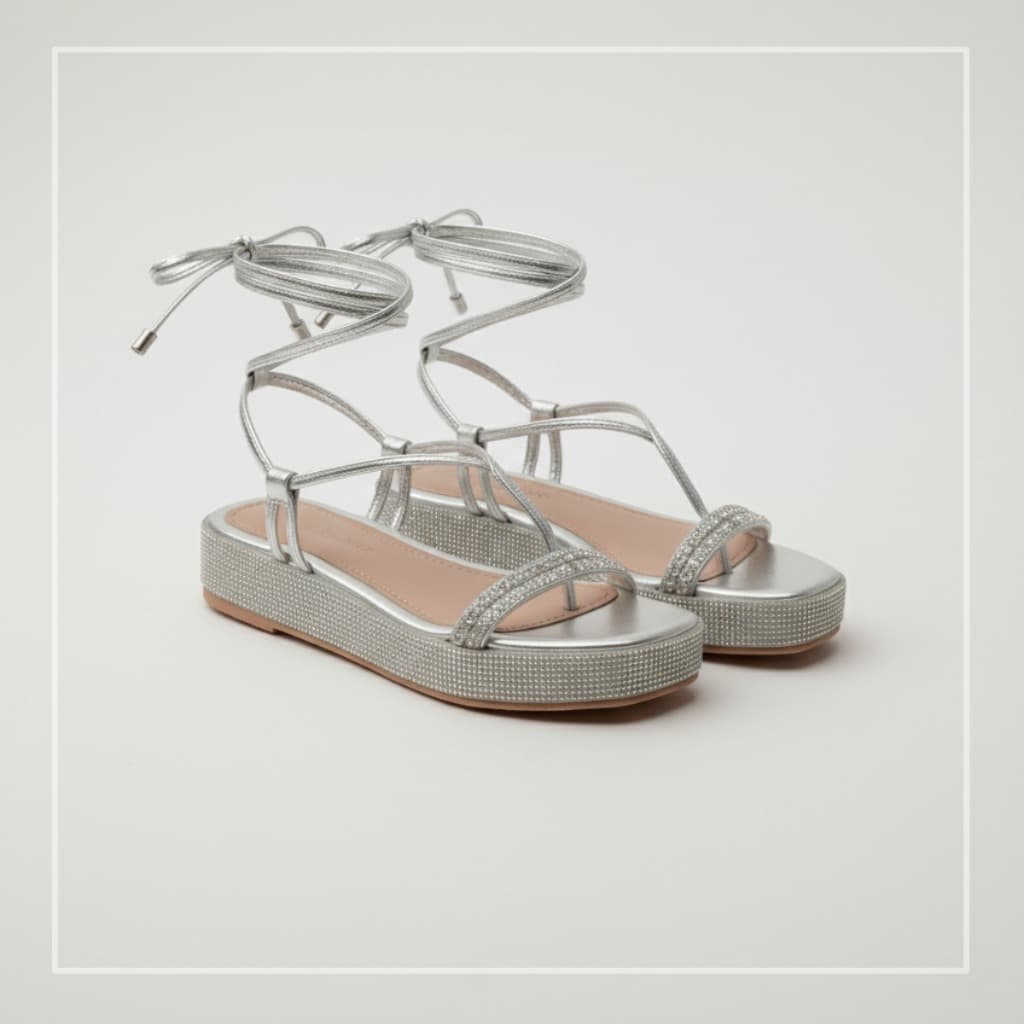 Sandália Feminina Tendência Gladiadora Confortável Premium
