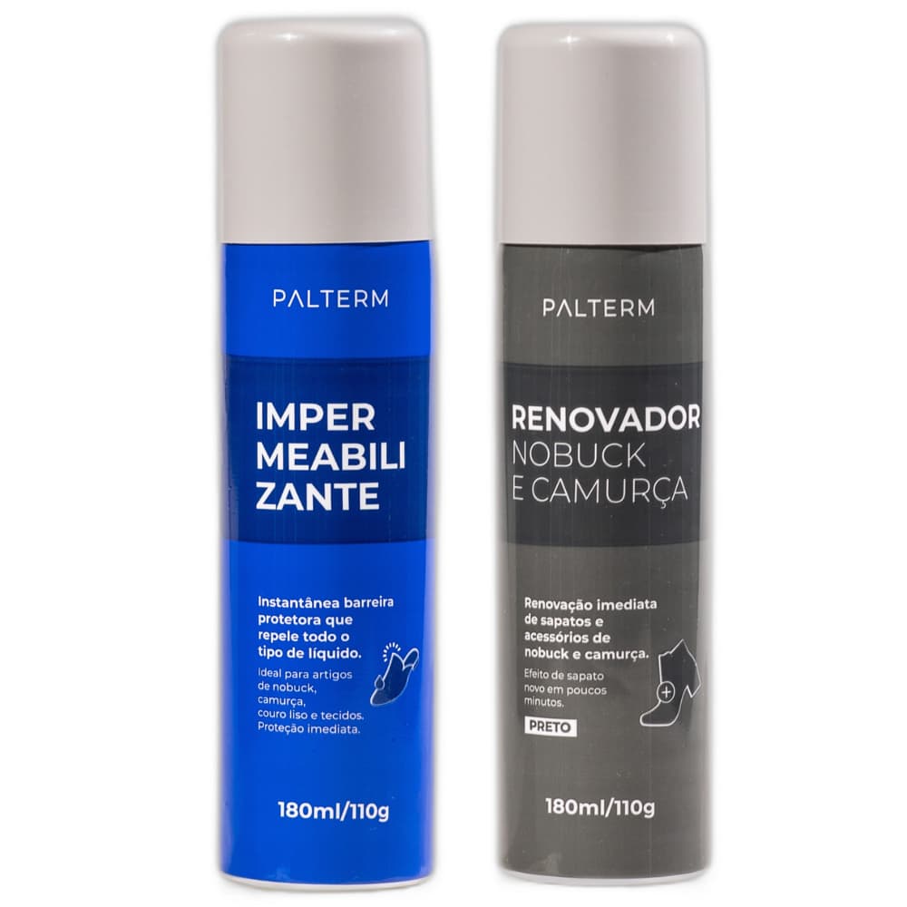 Kit Impermeabilizante e Renovador Preto - Palterm