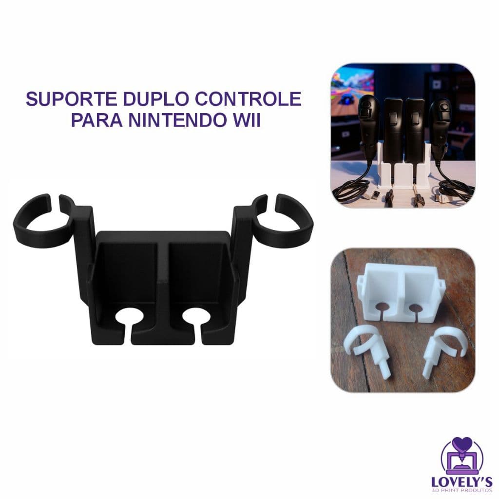 Suporte Duplo Organizador Para Controles De Nintendo Wii