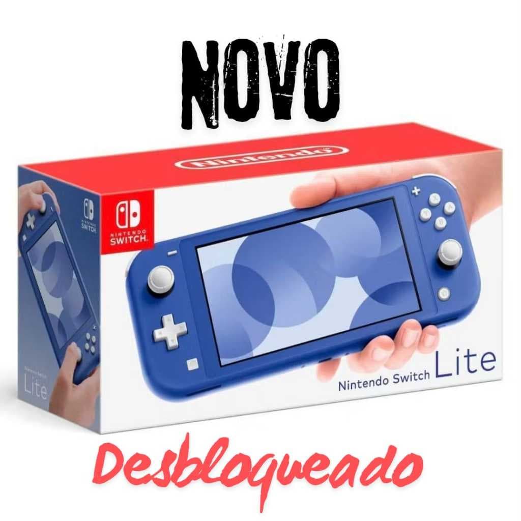 Nintendo Switch Lite Desbloqueado Novo com lojinha Tinfoil Premium