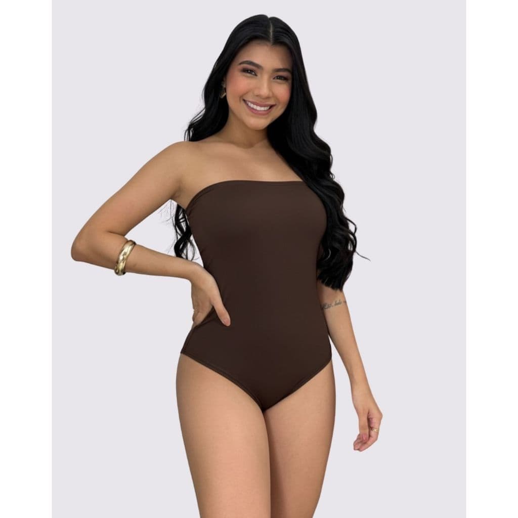 Body Feminino Tomara Que Caia Liso Básico Suplex