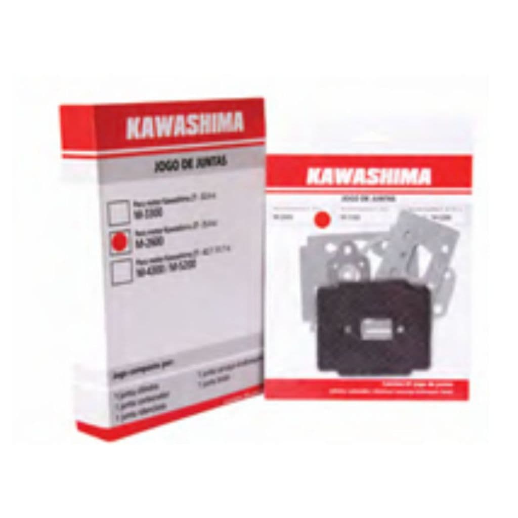 Jogos De Juntas Completo Para Roçadeira Marca Kawashima Modelo Kw3300 Material de Fibra e Borracha