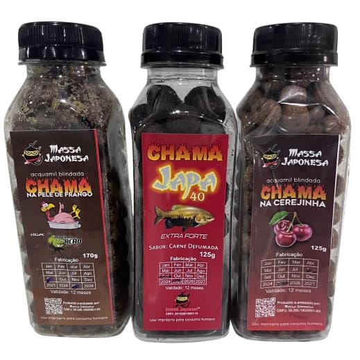 FURADINHA MASSA JAPONESA KIT 03UN CHAMA NA PELE/CEREJINHA/P-40 DEFUMADA LANÇAMENTO!!