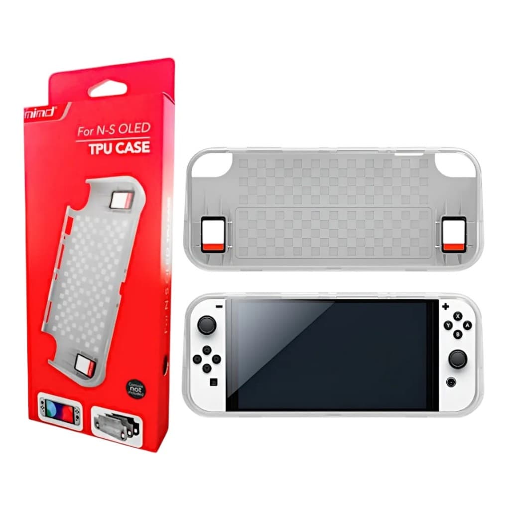 Capa Tpu Protetora Silicone Nintendo Switch Oled Antiqueda Case Proteção