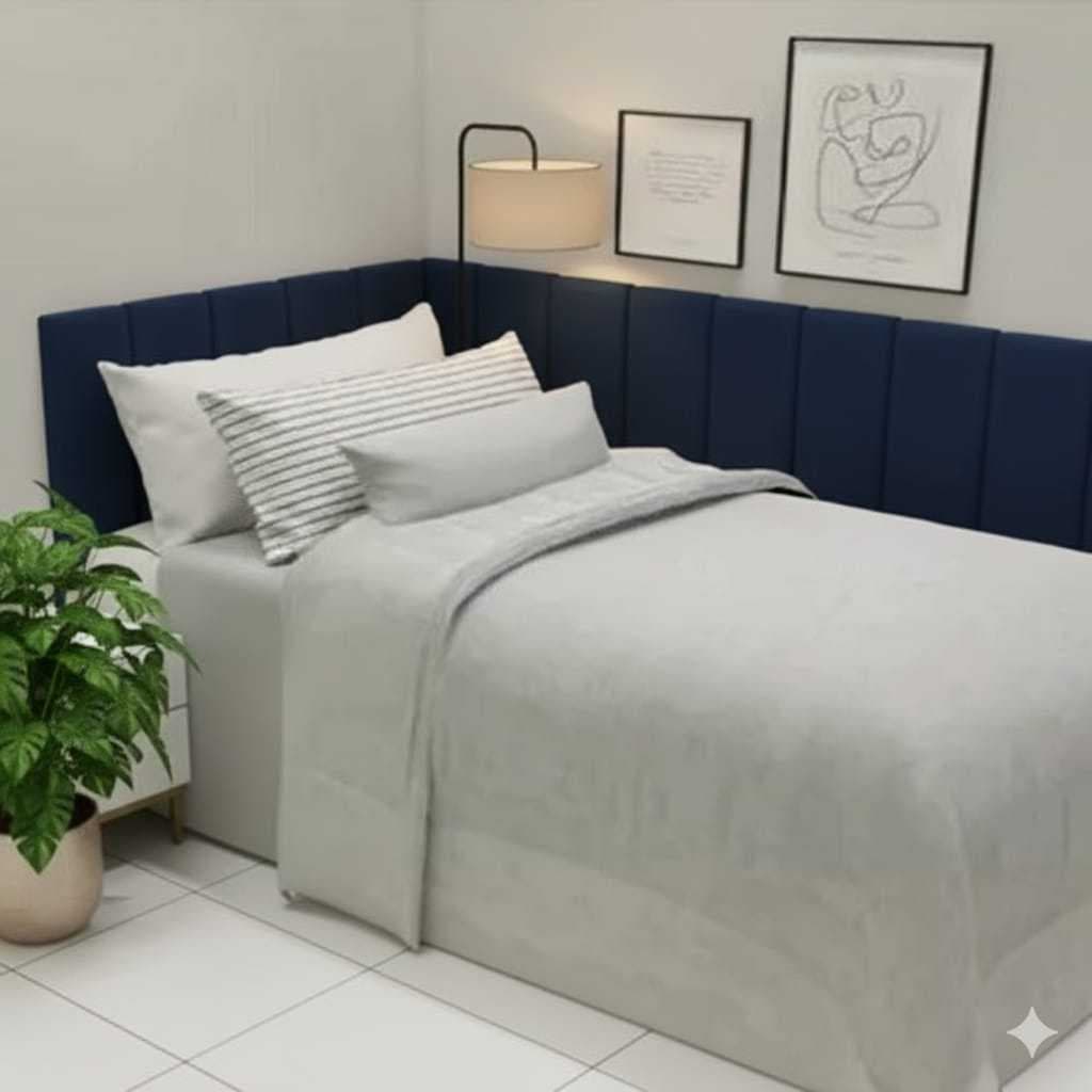 Cabeceira Confort Premium Kit 15 Peças 20x45cm – Painel Decorativo MDF
