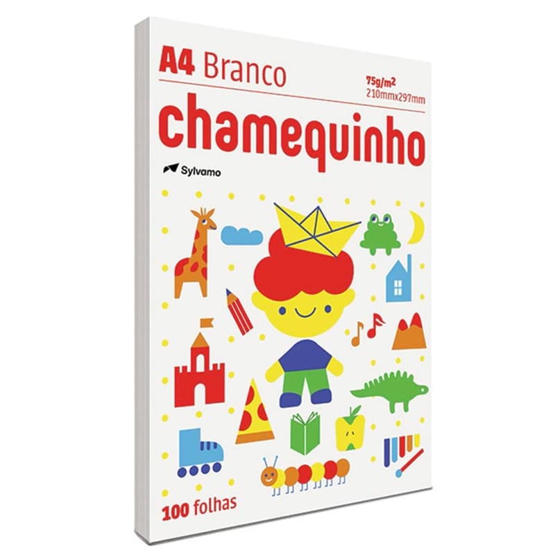 Papel Sulfite Chamequinho A4 Branco 75gm – 100 Folhas CHAMEX