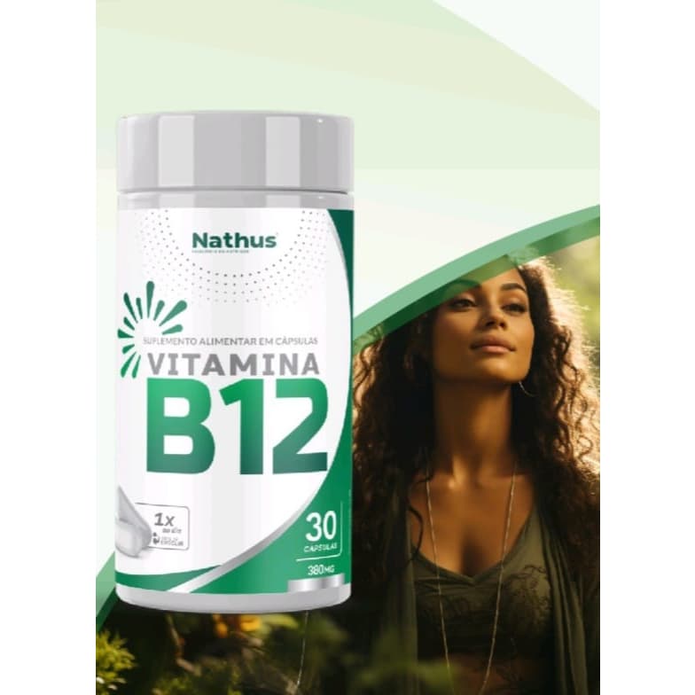 60 Caps Vitamina B12 Legítimo 200mg + Nota Fiscal