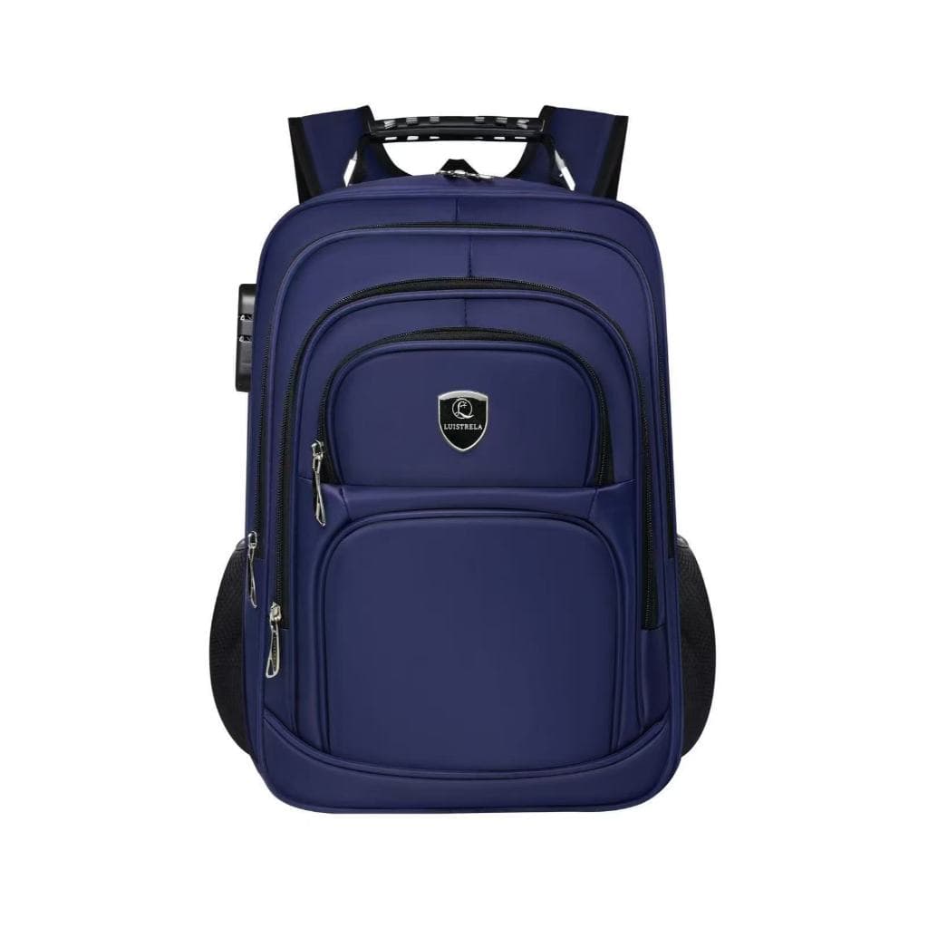 Mochila Grande Impermeável Faculdade Executivo Reforçada Notebook Cadeado com Bolso Anti-furto