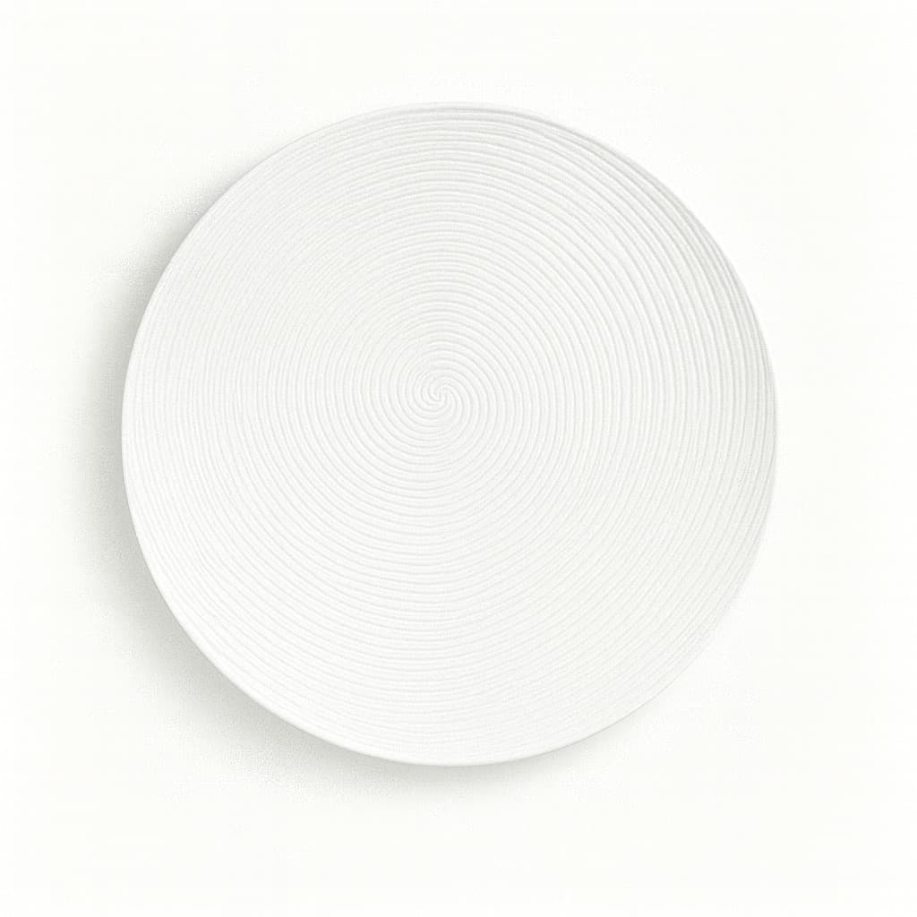 Bandeja Decorativa Redonda 30cm em Resina de Madeira - Design Fino e Moderno